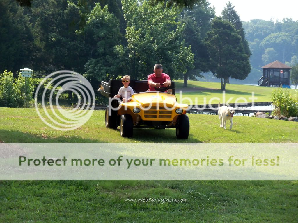 Trying to run me over at the lake - July 2011