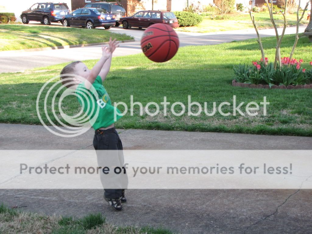 basketball hoops in the front yard