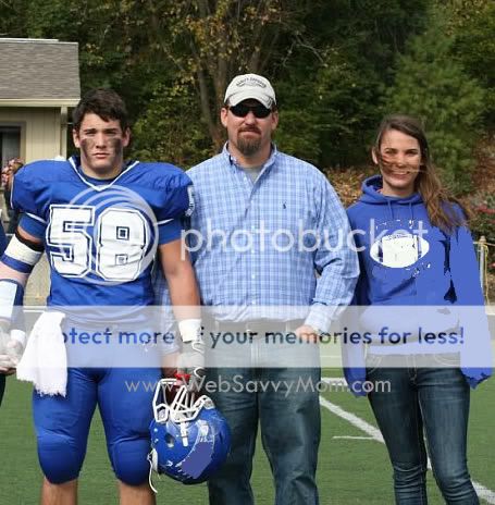 Cary's last football game as Captain - October 2010
