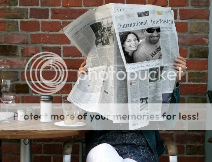 Deb in the newspaper