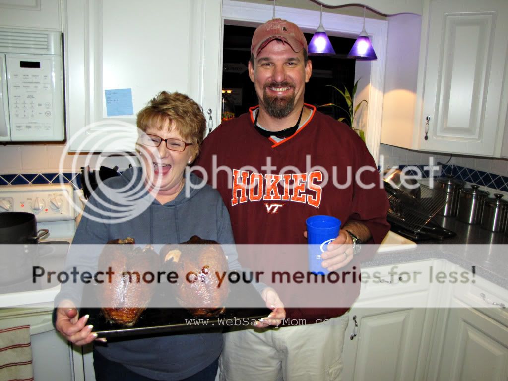 Two smoked turkey breasts