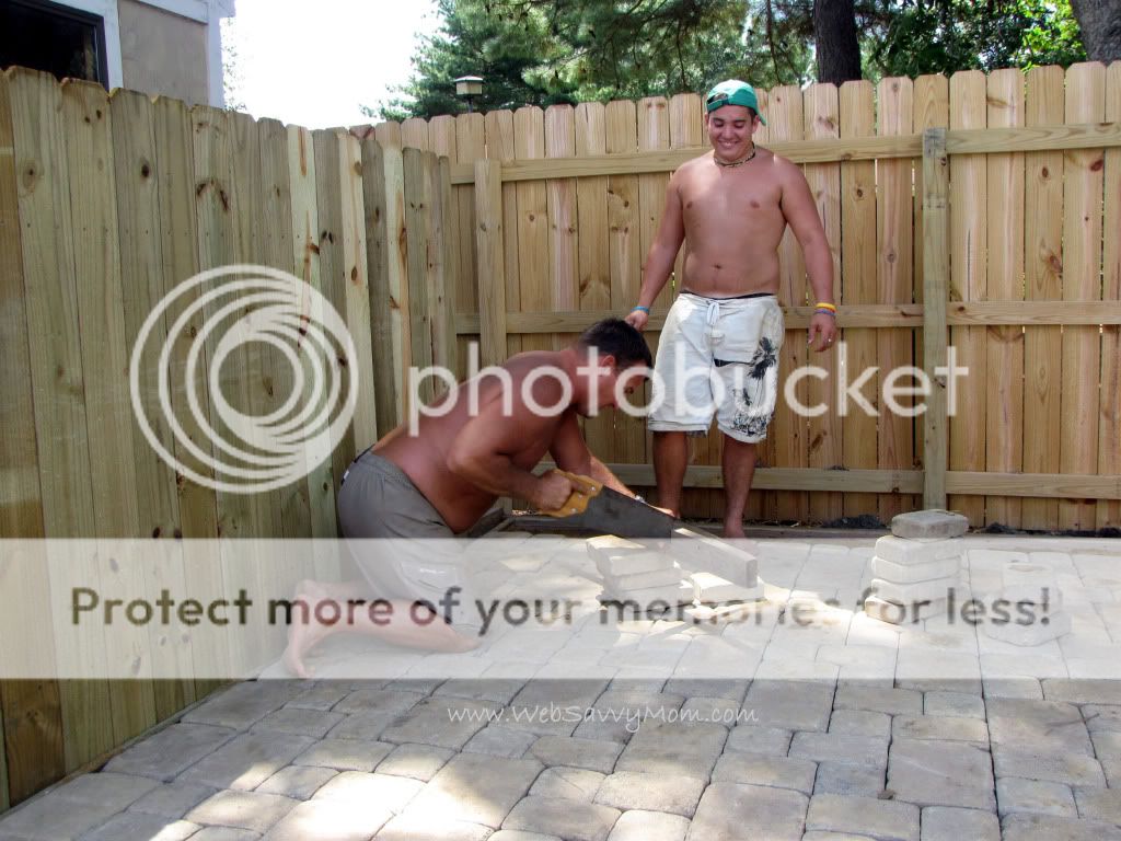 sawing with a hand saw