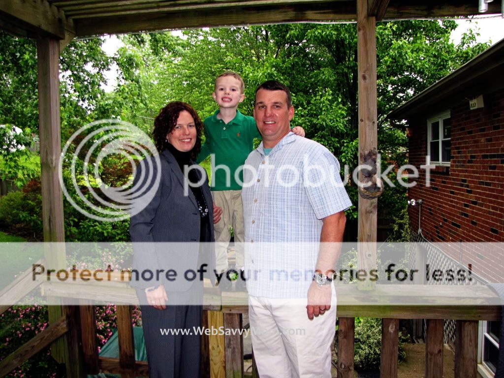 Deb, Troy and Tim before Cary's 2011 graduation