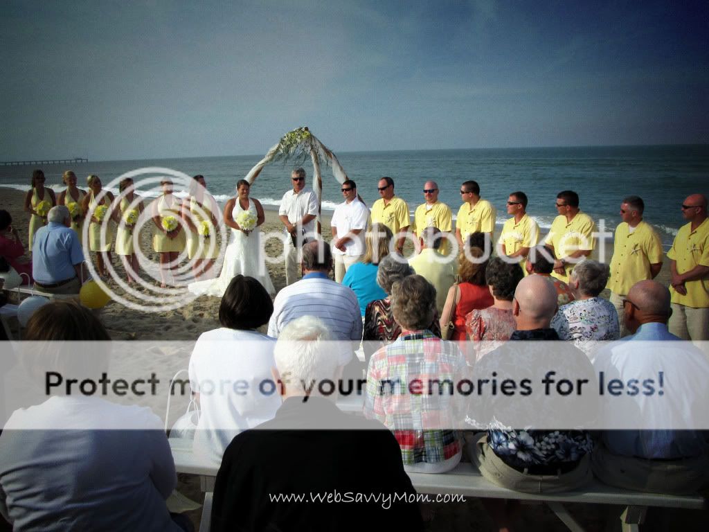 OBX beach wedding