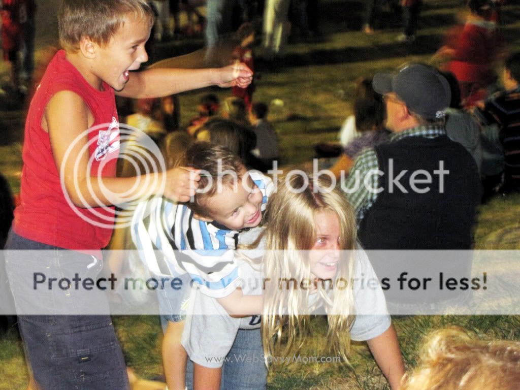 Cousins at football game