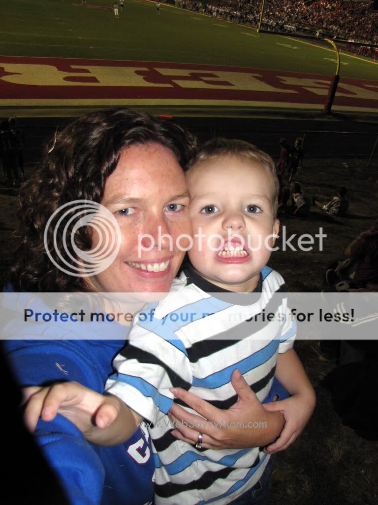 Deb and Troy - high school football - Sept. 2010