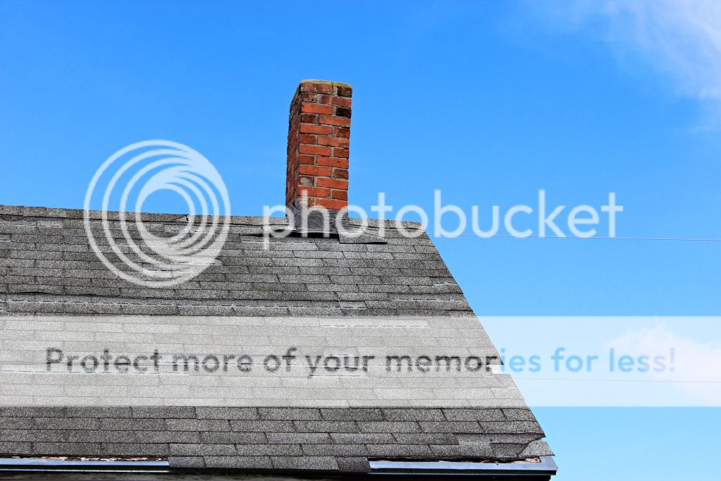Roof line of old house - Gum Neck, NC