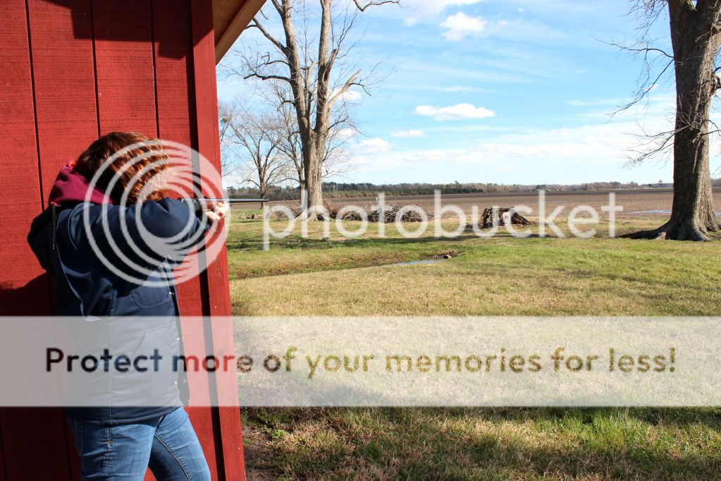 Deb shooting a gun