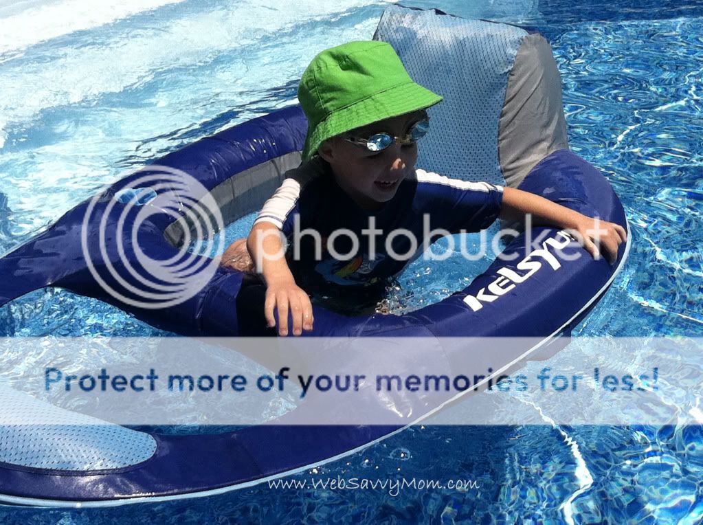 Troy in new pool, memorial day 2011