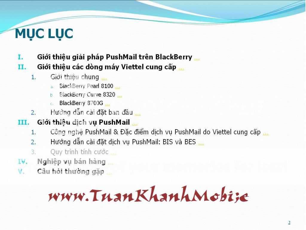 Blackberry - Trao đổi và giải đáp thắc mắc - 1